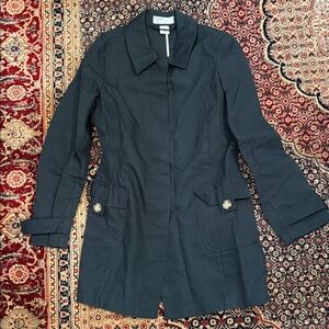 Old Navy Black Trench Coat